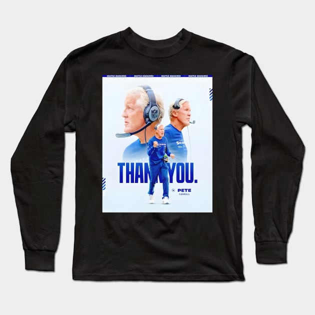 Team Pete Carroll Long Sleeve T-Shirt by kicks supply